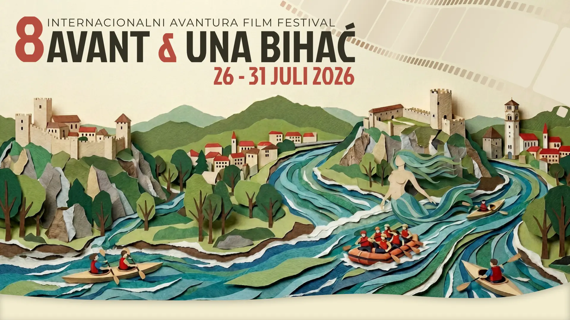 Hero ilustracija 8. Avant & Una festivala u Bihaću, 26.–31. juli 2026.